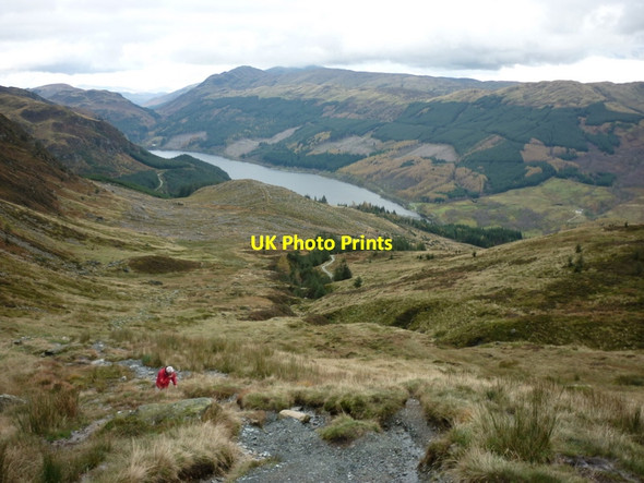 Photo 6"x4" Walking up Ben Ledi Kilmahog c2011