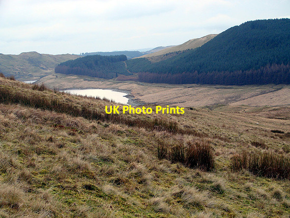 Photo 6"x4" Looking towards Nant-y-moch from the slopes of Cefn yr Esgair Cefn yr Esgair c2010