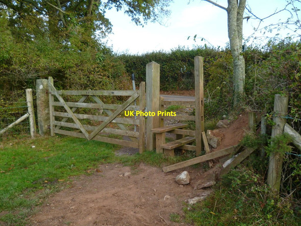 Photo 6"x4" Orange Way in Devon and Torbay (107) Newton Abbot c2011