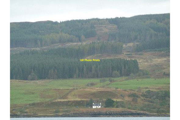 Photo 6"x4" Lower Ardness from the Sound of Mull Lochaline \/ Loch \u00c0lainn c2011