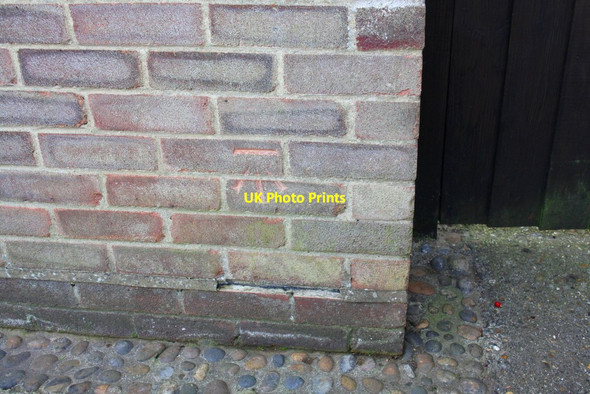 Photo 6"x4" Benchmark on #37 Brockley Close Churchend\/SU6772 c2011
