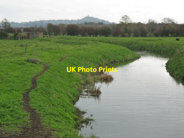 Photo 6"x4" The River Brue at Westhay Westhay\/ST4342 c2011