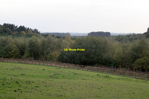 Photo 6"x4" Line of footpath near Kighill Blidworth Dale c2011