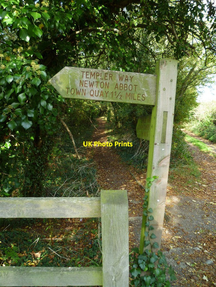 Photo 6"x4" Orange Way in Devon and Torbay (127) Newton Abbot c2011
