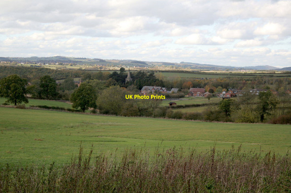 Photo 6"x4" View towards Denby village Codnor Breach c2011