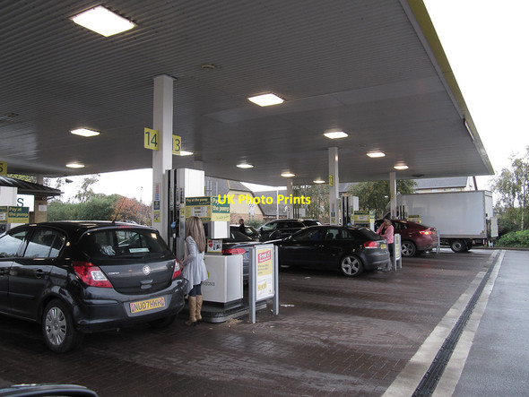 Photo 6"x4" Self service fuel, Morrisons supermarket Lingfield\/NZ3114 c2011