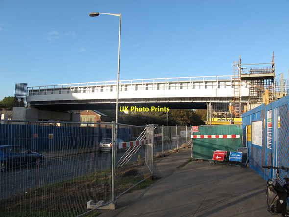 Photo 6"x4" New London Overground bridge  Deptford\/TQ3677 c2011