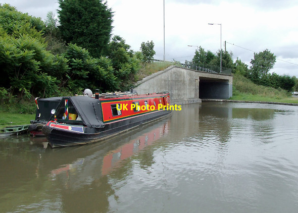 Photo 6"x4" Moored narrowboats near Barnton, Cheshire Northwich c2011