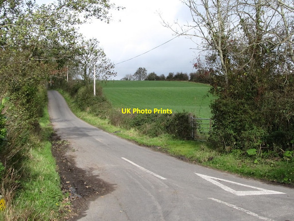 Photo 6"x4" View north along the southern most section of Sugartown Road Rathfriland c2011