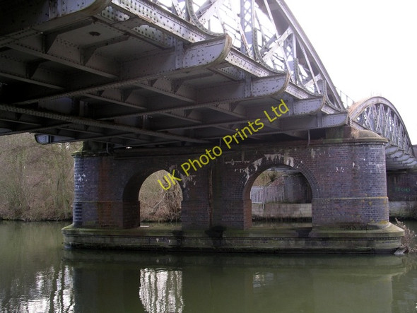 Photo 6"x4" Railway Bridge over the Thames near Abingdon Radley\/SU5298 c2006