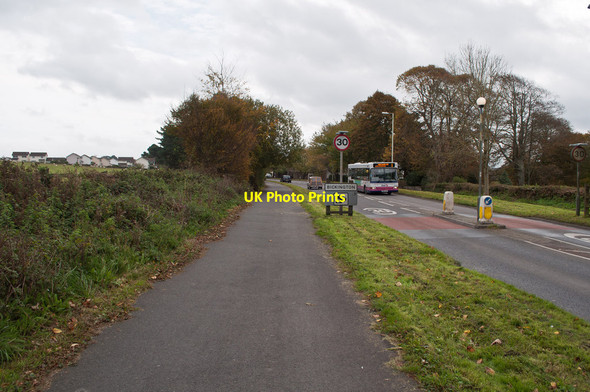 Photo 6"x4" Entering Bickington on the B3233 from the West Combrew c2011