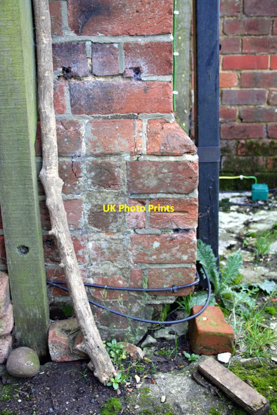 Photo 6"x4" Benchmark on #2 Dyson Wood Chazey Heath c2011