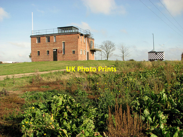 Photo 6"x4" Debach airfield  - the control tower Clopton Corner c2011