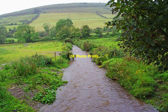 Photo 6"x4" Ardcloony River, looking south from the Garraunboy to Kilbane road Kilbane c2011