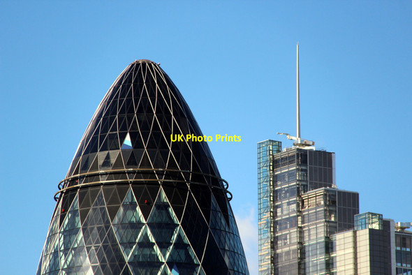Photo 6"x4" The Gherkin from the Tower of London London c2011 P1