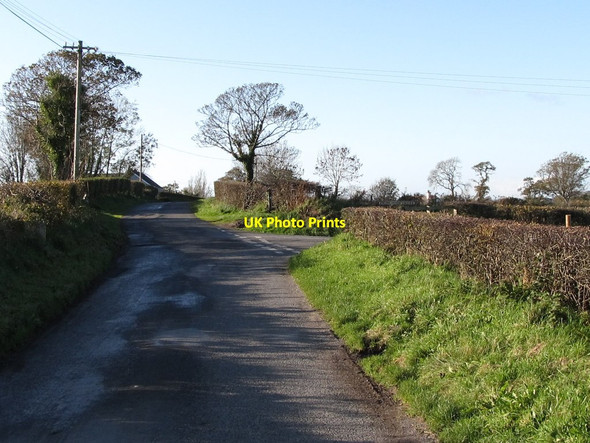 Photo 6"x4" The Bog Road at the junction with Drumlough Cross Road Hilltown\/J2128 c2011