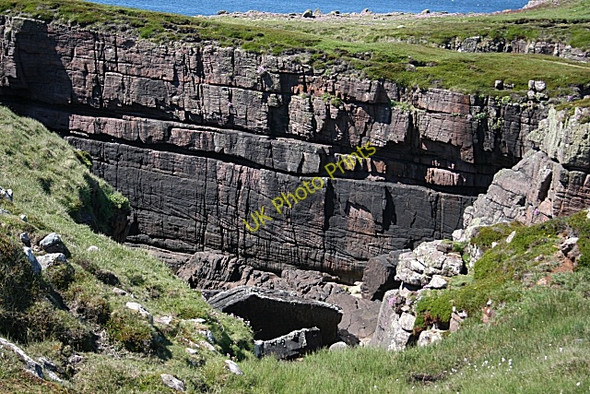 Photo 6"x4" Cross-bedded Sandstone Sithean M\u00f2r\/NC1348 c2008