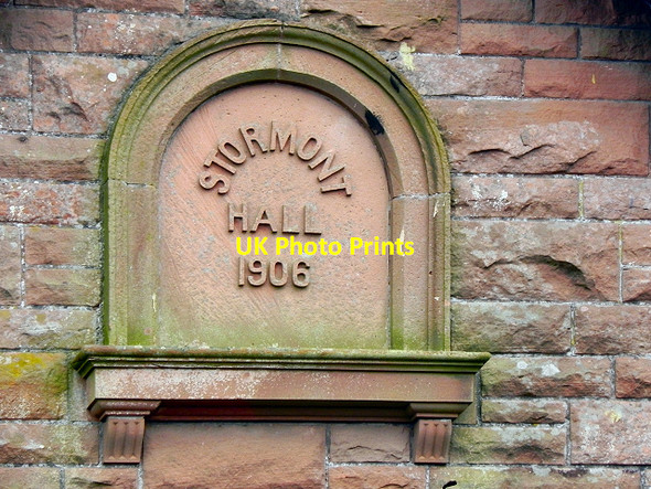 Photo 6"x4" Stormont Hall datestone Springfield\/NY3268 c2011