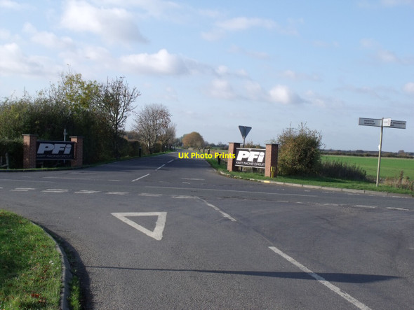 Photo 6"x4" Junction of Gorse Hill Lane and Stragglethorpe Road Brandon\/SK9048 c2011
