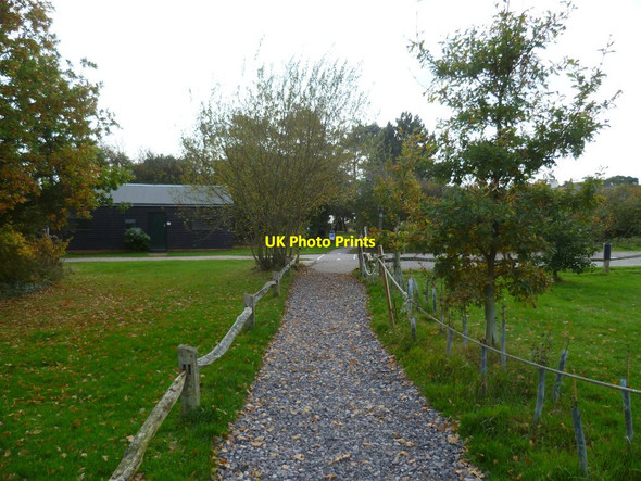 Photo 6"x4" Path by the boatyard and activity centre at Cobnor Chidham c2011