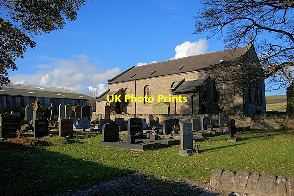 Photo 6"x4" Chapel, Old Peak Forest Old Dam c2011