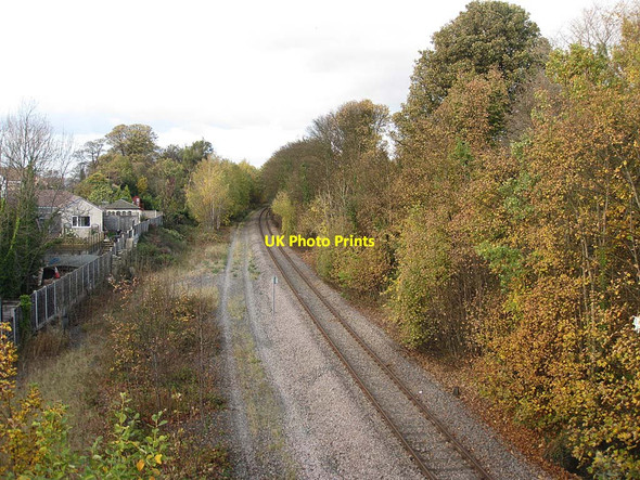 Photo 6"x4" Railway line north towards Pontefract Overtown\/SE3516 c2011