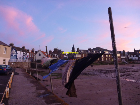 Photo 6"x4" Coastal East Lothian : Blowing In The Wind at North Berwick Harbour North Berwick c2011