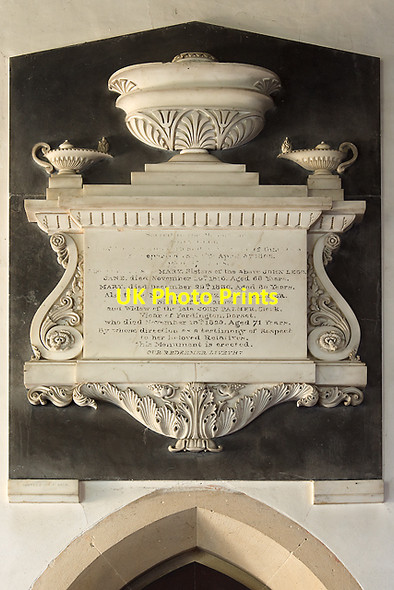 Photo 6"x4" Monument to John Legg - St Mary's church, Market Lavington Fiddington Sands c2011