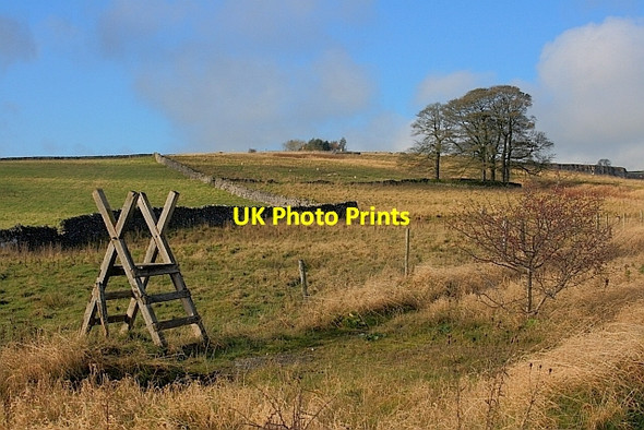 Photo 6"x4" Stile on Footpath to Bradwell Moor Castleton\/SK1582 c2011