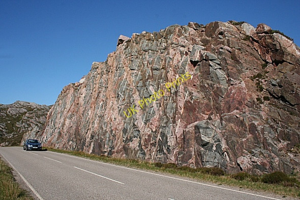 Photo 6"x4" Roadside Cutting Loch na Fiacail c2008