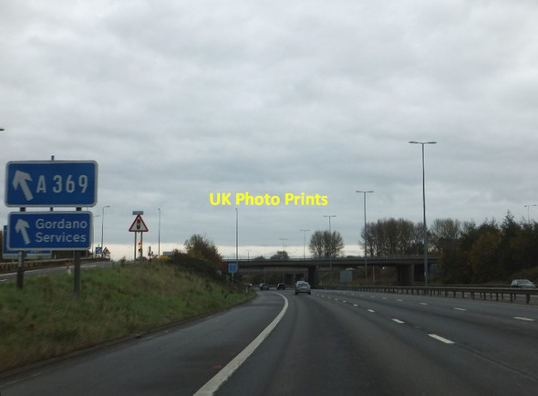 Photo 6"x4" The bridges of junction 19 of the M5 Easton-in-Gordano c2011