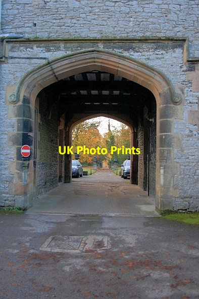 Photo 6"x4" Entrance Arch, Thornbridge Outdoor Centre Great Longstone c2011