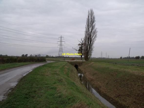 Photo 6"x4" Dyke and bridge to High Wood Farm Fenton\/SK8476 c2011