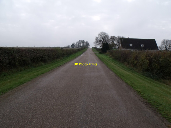 Photo 6"x4" Middle Street near entrance to Cammeringham Grange Aisthorpe c2011