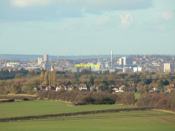 Photo 6"x4" View to Nottingham Plumtree Park c2011