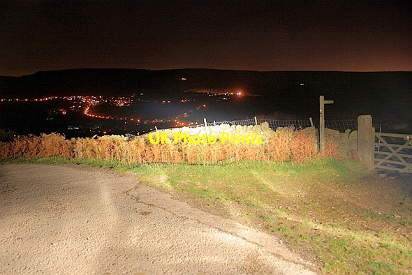 Photo 6"x4" Bend in Road Shatton c2011