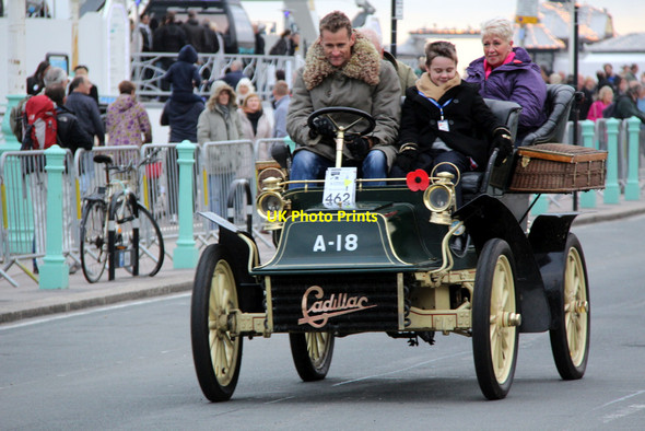 Photo 6"x4" 1904 Cadillac approaching the Finishing Line - 6 November 2011 Kemp Town c2011