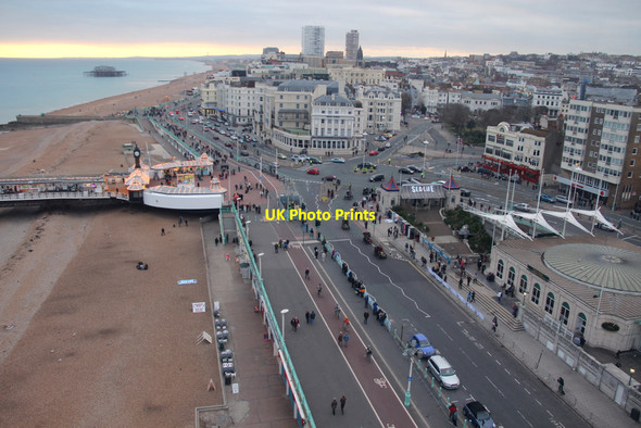Photo 6"x4" Brighton from above Kemp Town c2011 P1