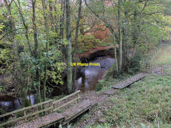 Photo 6"x4" River Seven and footpath Thorgill c2011