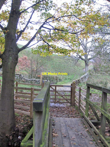 Photo 6"x4" Footbridge over Northdale Beck Rosedale Abbey c2011