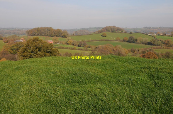 Photo 6"x4" Farmland near Penrhos Llanvihangel-Ystern-Llewern c2011