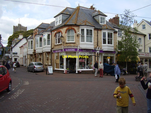 Photo 6"x4" Market place,Sidmouth Sidmouth c2011