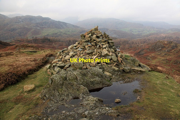 Photo 6"x4" Cairn on Holme Fell High Water Head c2011