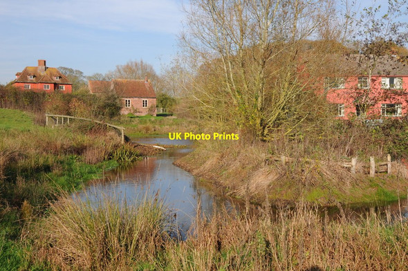 Photo 6"x4" Pool and Upper Red House Llanvihangel-Ystern-Llewern c2011
