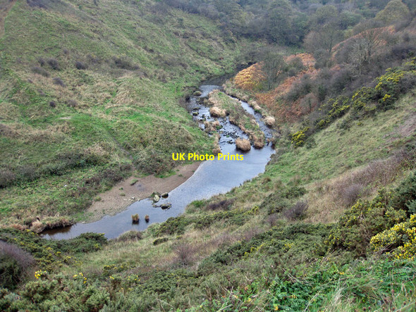 Photo 6"x4" Scalby Beck from The Cleveland Way Barrowcliff c2011