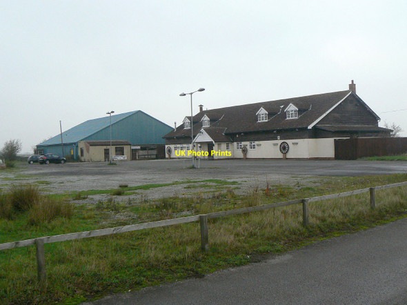 Photo 6"x4" Restaurant and flying club hangar at Nottingham Airport Bassingfield c2011