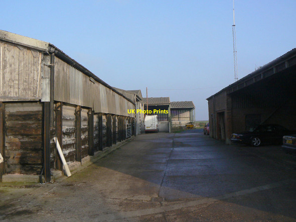 Photo 6"x4" Cropwell Wolds Farm Owthorpe c2011