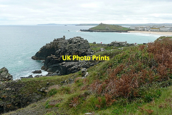 Photo 6"x4" View towards Carrick Du and The Island St Ives\/SW5140 c2011