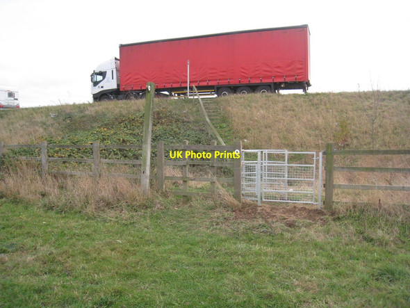 Photo 6"x4" Crossing the A46 Newark-on-Trent c2011