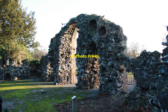 Photo 6"x4" Cedars Park, Waltham Cross - Ruins Cheshunt c2011